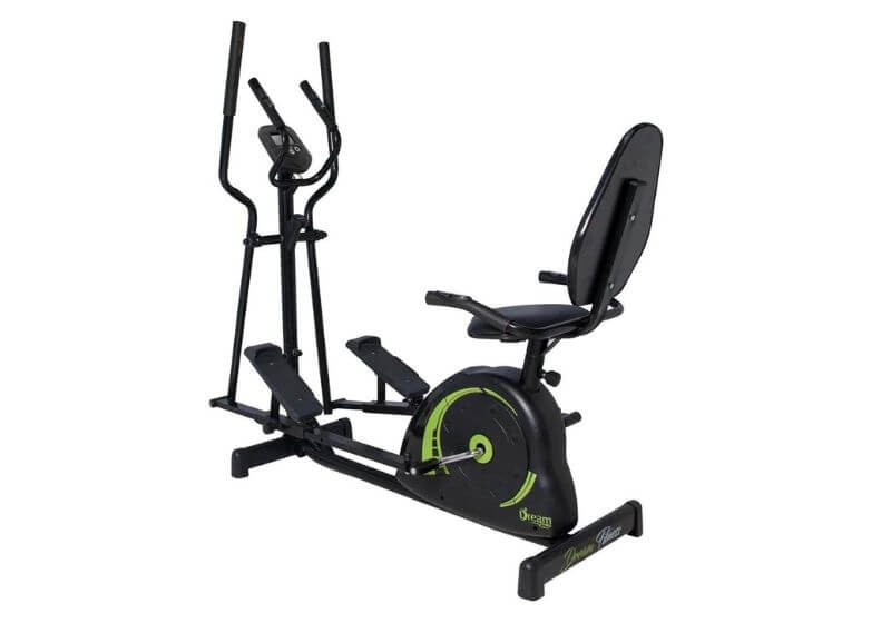  Bicicleta Horiz com Elíptico Concept Double em um fundo branco 