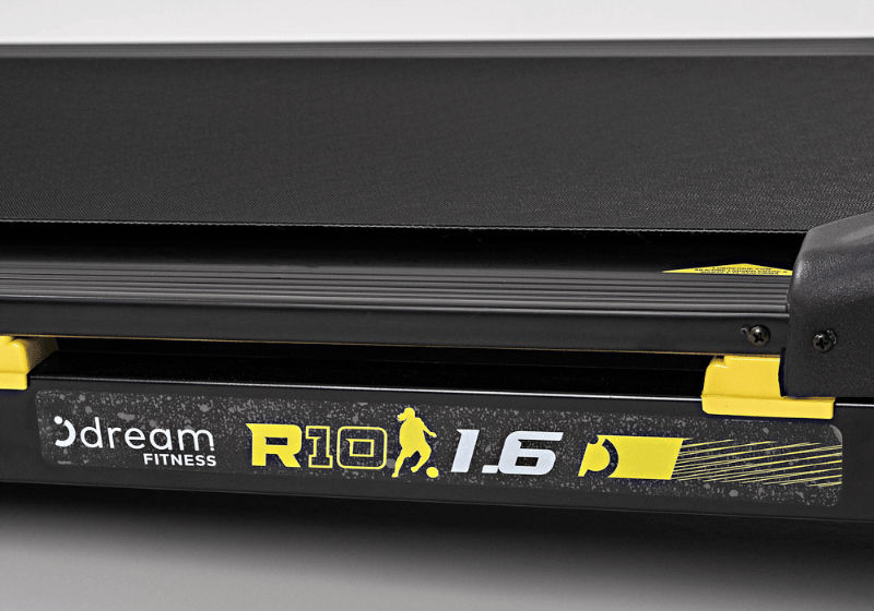 Visão da base da Esteira eletrônica Ronaldinho Gaúcho R10 1.6